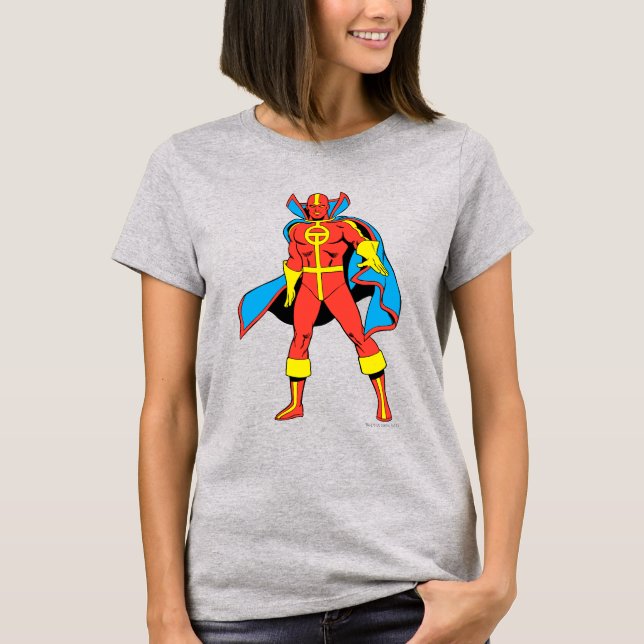 Red Tornado Pose Tee Shirt (Framsida)
