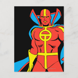 Red Tornado Pose Vykort