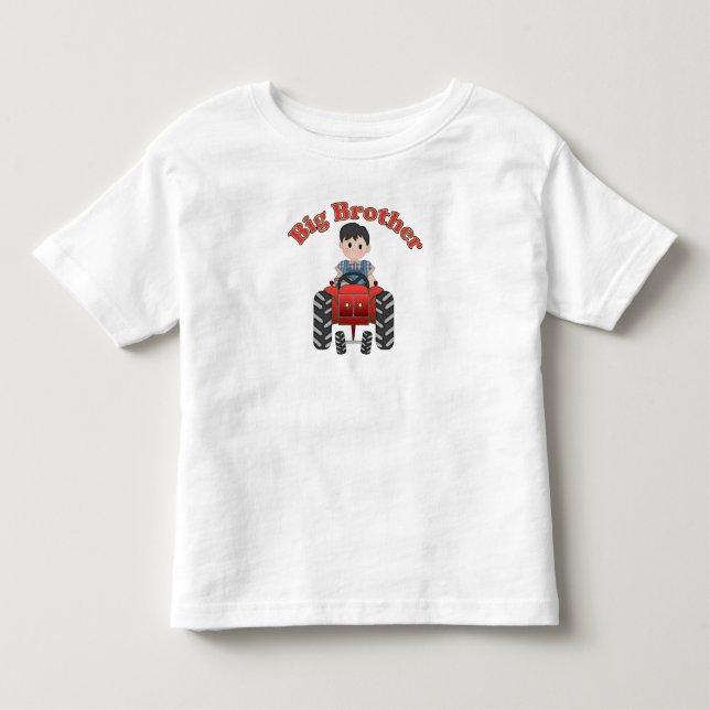 Red Tractor Big Brother Tee Shirt (Framsida)