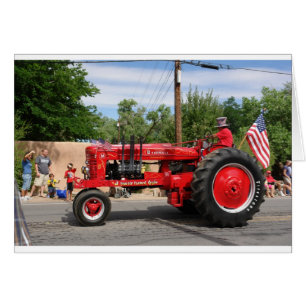 Red Tractor Hälsningskort
