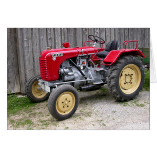 Red Tractor Hälsningskort