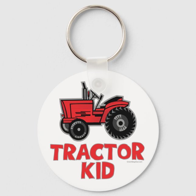 Red Tractor Kid Nyckelring (Framsida)