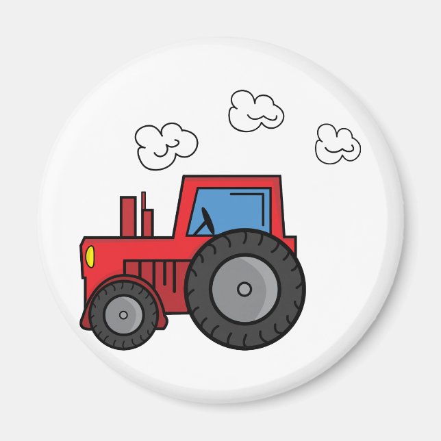 Red Tractor Magnet (Framsidan)