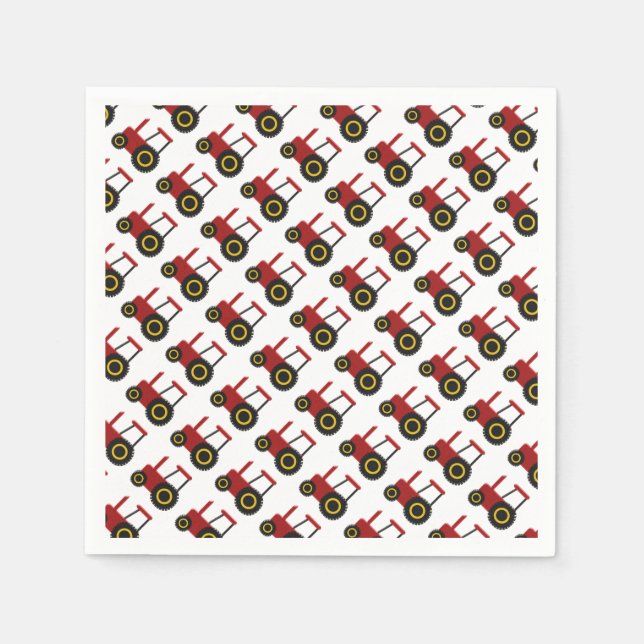 Red Tractor Pappersservett (Framsidan)