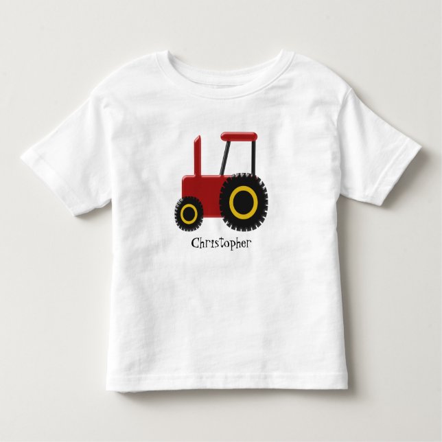 Red Tractor T Shirt (Framsida)