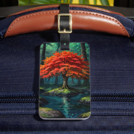 Red Träd Bagagebricka