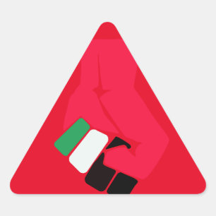 RED TRIANGLE TRIANGELFORMAT KLISTERMÄRKE