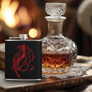 Red Tribal Dragon Black Fickplunta