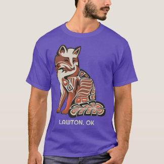 Red Tribal Fo Lawton OK Native American Artwork T Shirt