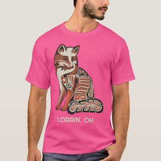 Red Tribal Fo Lorain Native American Artwork T Shirt