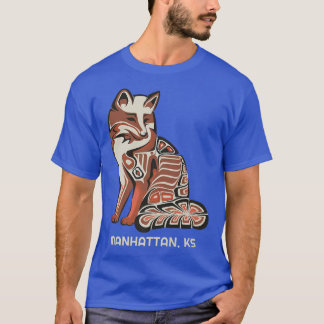 Red Tribal Fo Manhattan KS Native American Artwork T Shirt