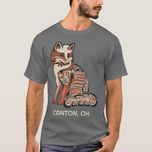 Red Tribal of Canton Native American Artwork T Shirt