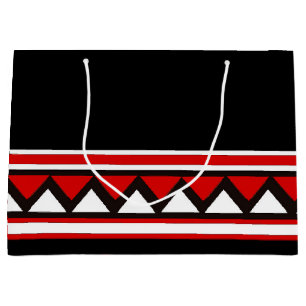 Red Tribal Triangles