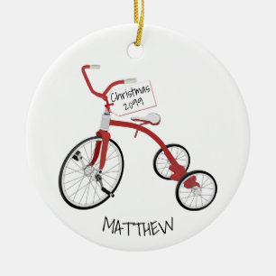 Red Tricle Småbarn Kids jul jul Ornament