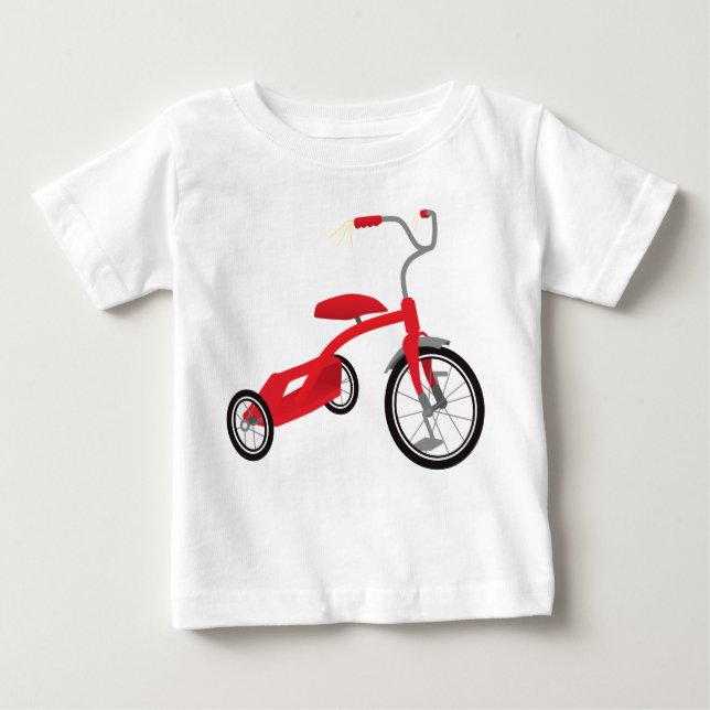 Red Tricycle Graphic T Shirt (Framsida)