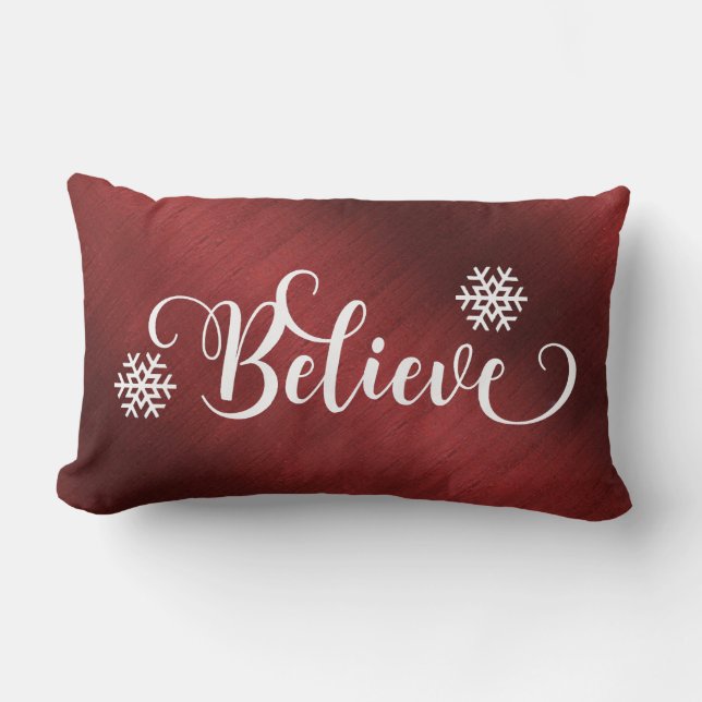 Red Tro jul Pillow Lumbarkudde (Framsida)