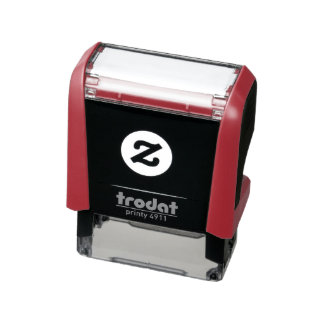 Red Trodat Self-Inking Frimärke Självfärgande Stämpel