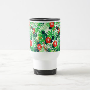 Red Tropical Flowers Design Resemugg