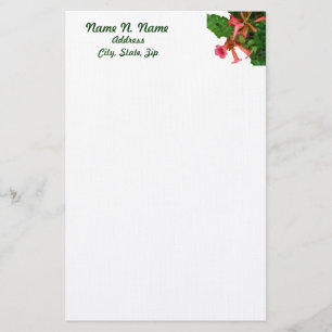 Red Trumpet Vine Brevpapper