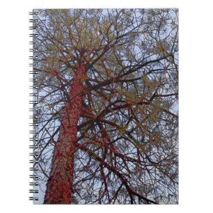 Red Trunk Gräs Anteckningsbok