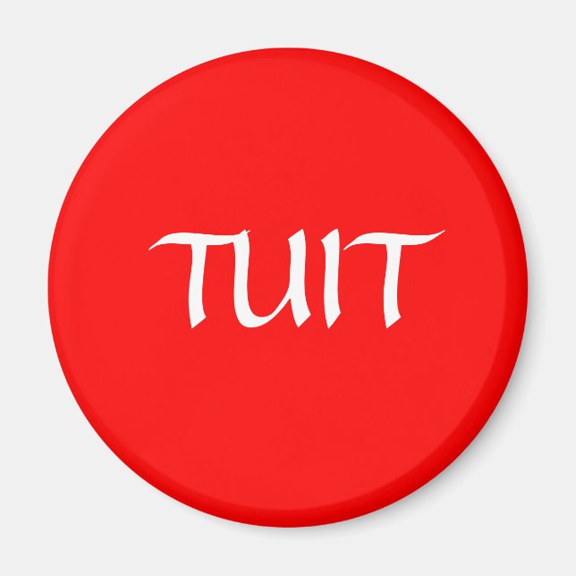 Red TUIT Magnet (Framsidan)