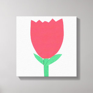 Red Tulip Art Canvastryck
