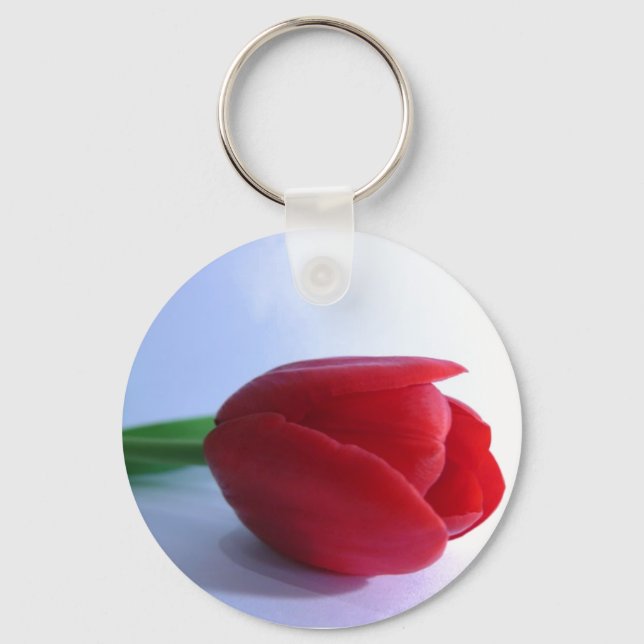 Red Tulip Nyckelring (Framsida)