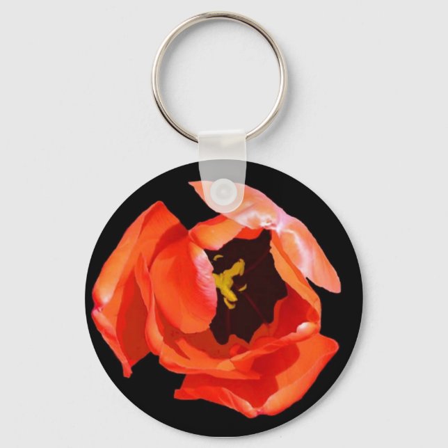 "Red Tulip" Nyckelring (Framsida)
