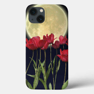 Red Tulips & Måne Artistic Device Fodral