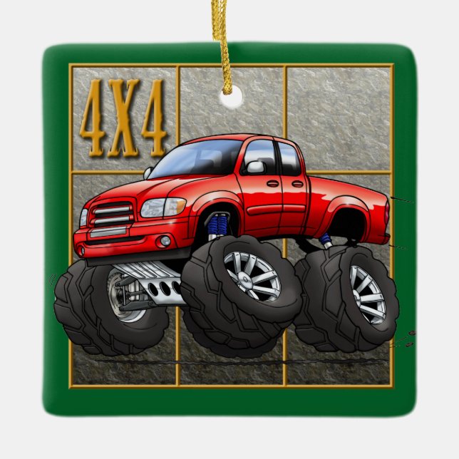 Red_Tundra Julgransprydnad Keramik (Framsida)