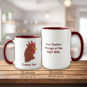 Red Tupp Head Mugg