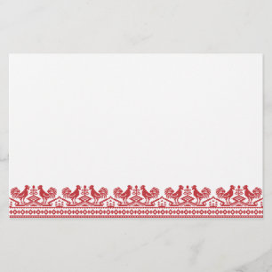 Red Tupp kor-stygn Brevpapper