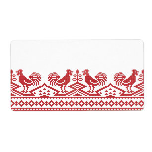 Red Tupp kor-stygn Fraktsedel