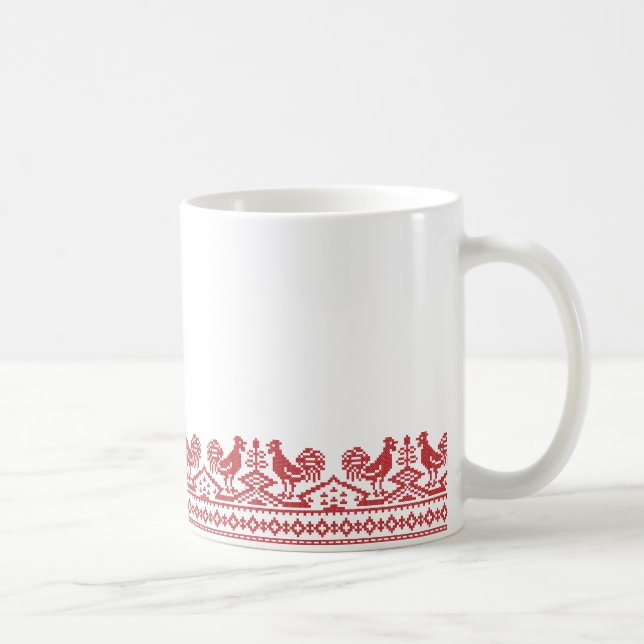Red Tupp kor-stygn Kaffemugg (Höger)