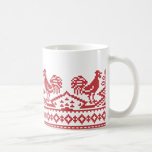 Red Tupp kor-stygn Kaffemugg (Höger)