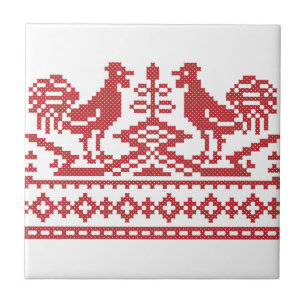 Red Tupp kor-stygn Kakelplatta