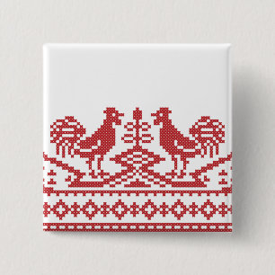 Red Tupp kor-stygn Knapp