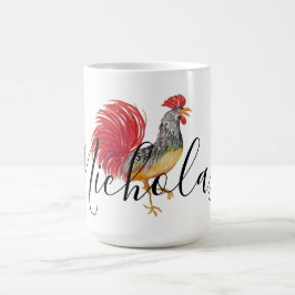 Red Tupp Monogram Kaffemugg