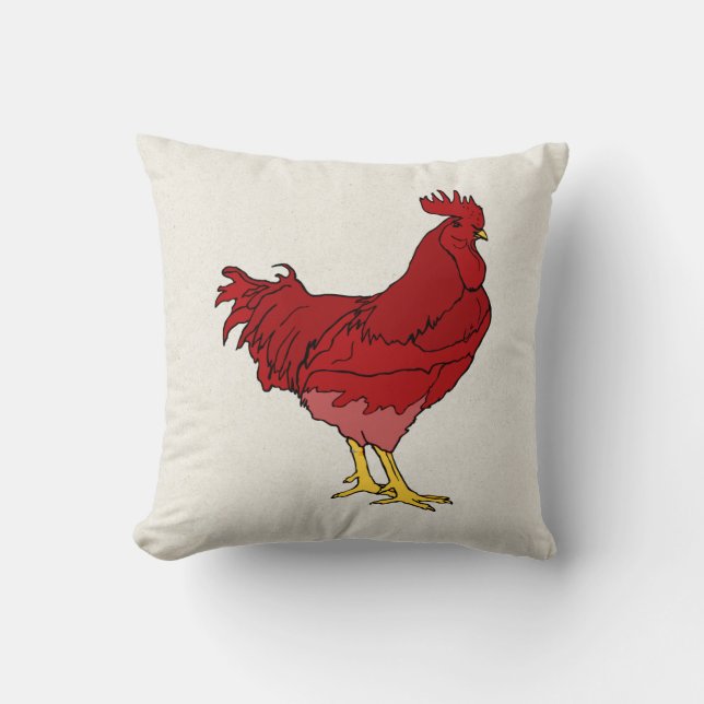 Red Tupp Pillow Kudde (Framsida)