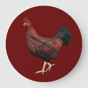 Red Tupp Stor Klocka