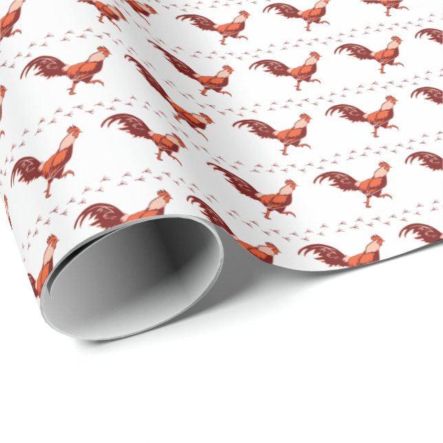 Red Tupp Wrapping Papper Presentpapper (Rullad Hörn)