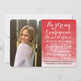 Red Tvätta Christian Bible Anpassningsbar Photo St Meddelande