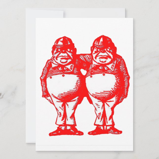 Red Tweedle Dee & Tweedle Dum (Framsida)