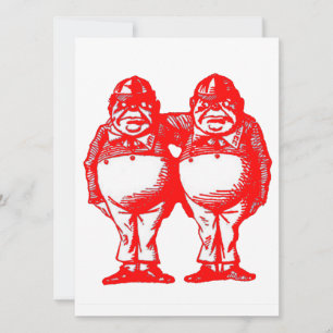 Red Tweedle Dee & Tweedle Dum
