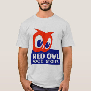 Red Uggla Food Stores - Vintage Logotyp T-Shirt