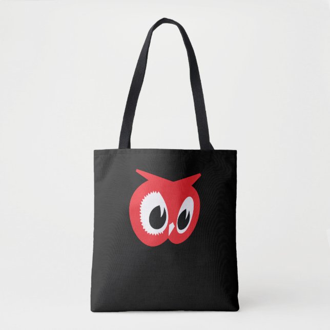 Red Uggla Shoulder Tote Bag Tygkasse (Framsida)