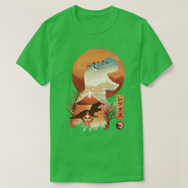 Red Ukiyo e T Shirt (Design framsida)