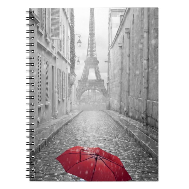 Red Umbrella Anteckningsbok (Framsidan)
