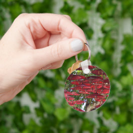 Red Umbrellas in the Sky - Asian Keychain Nyckelring