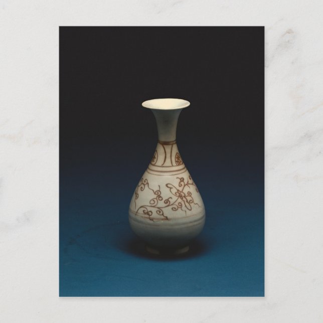 Red underglaze flaska av Yuhachan Vykort (Framsida)